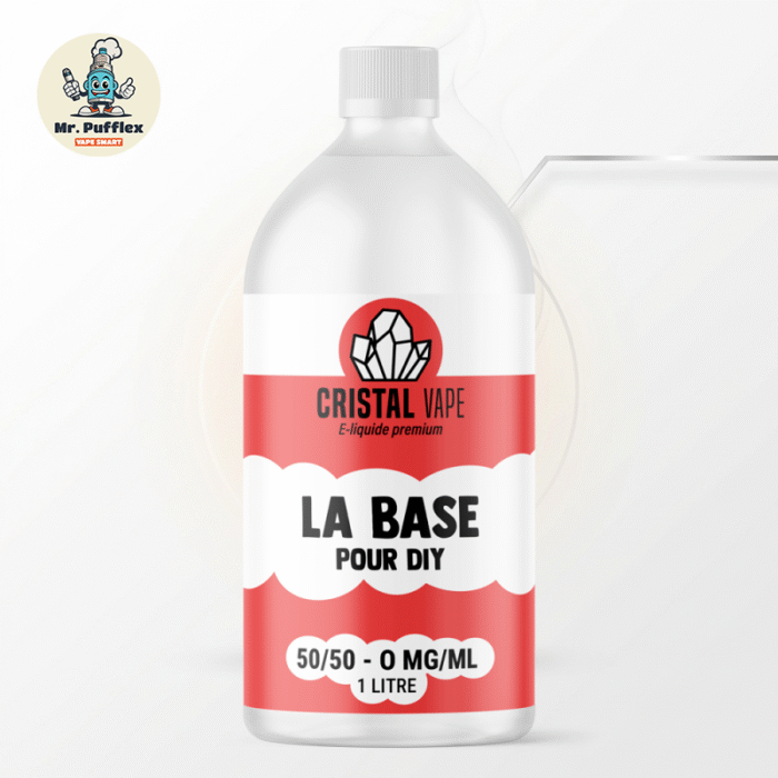 Cristal vape Base 1L 50/50